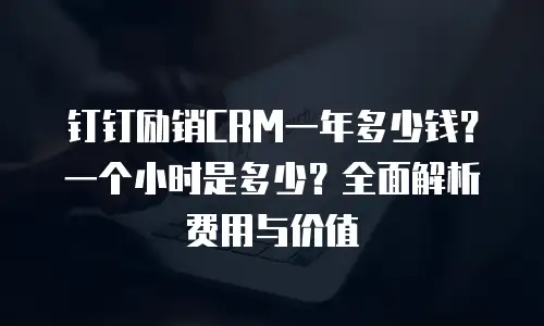 钉钉励销CRM一年多少钱？一个小时是多少？全面解析费用与价值
