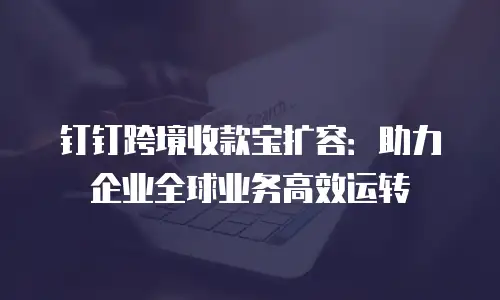 钉钉跨境收款宝扩容：助力企业全球业务高效运转