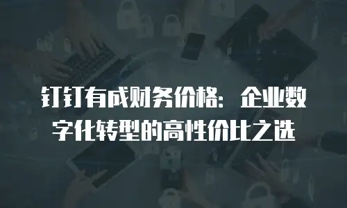 钉钉有成财务价格：企业数字化转型的高性价比之选