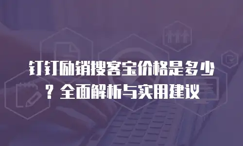 钉钉励销搜客宝价格是多少？全面解析与实用建议
