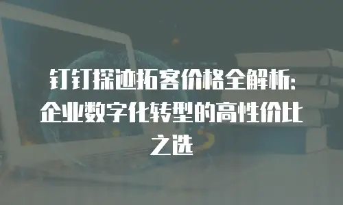 钉钉探迹拓客价格全解析：企业数字化转型的高性价比之选