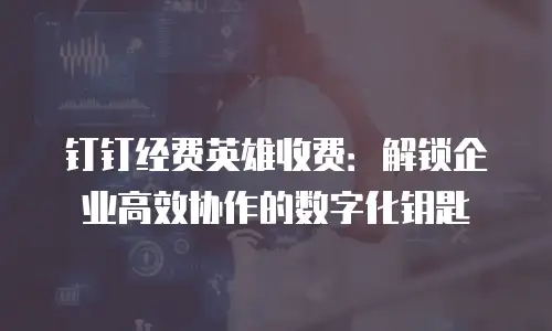 钉钉经费英雄收费：解锁企业高效协作的数字化钥匙