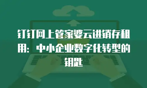 钉钉网上管家婆云进销存租用：中小企业数字化转型的钥匙