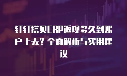 钉钉搭贝ERP返现多久到账户上去？全面解析与实用建议