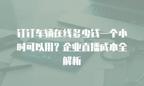 钉钉车辆在线多少钱一个小时可以用？企业直播成本全解析