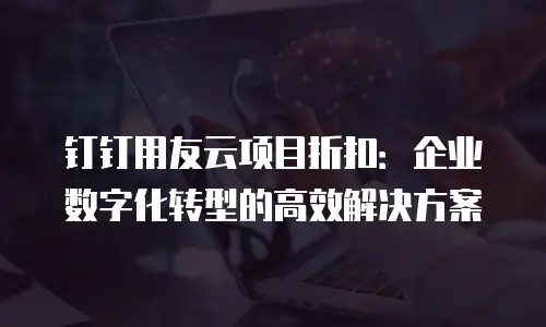 钉钉用友云项目折扣：企业数字化转型的高效解决方案