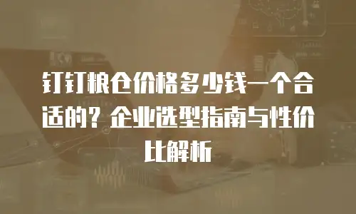 钉钉粮仓价格多少钱一个合适的？企业选型指南与性价比解析