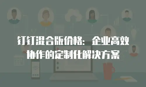 钉钉混合版价格：企业高效协作的定制化解决方案