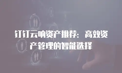 钉钉云呐资产推荐：高效资产管理的智能选择