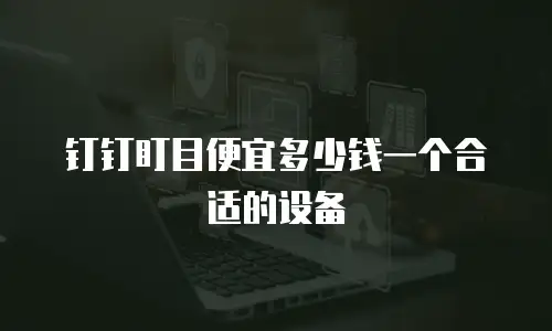 钉钉盯目便宜多少钱一个合适的设备