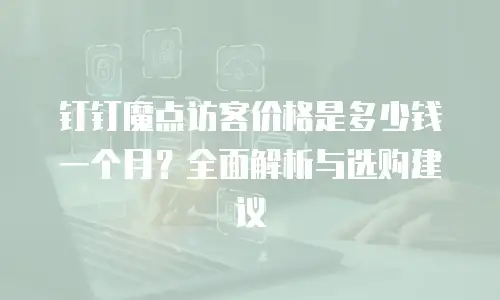 钉钉魔点访客价格是多少钱一个月？全面解析与选购建议