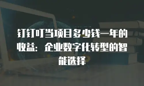 钉钉叮当项目多少钱一年的收益：企业数字化转型的智能选择