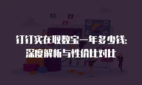 钉钉实在取数宝一年多少钱：深度解析与性价比对比