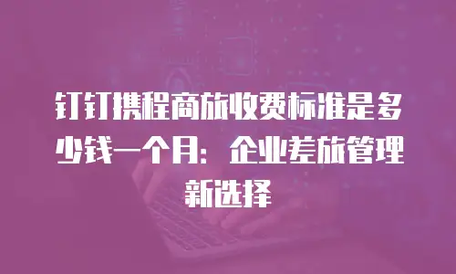 钉钉携程商旅收费标准是多少钱一个月：企业差旅管理新选择