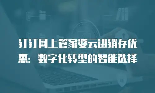钉钉网上管家婆云进销存优惠：数字化转型的智能选择