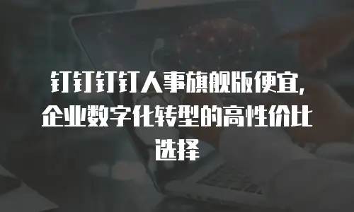钉钉钉钉人事旗舰版便宜，企业数字化转型的高性价比选择