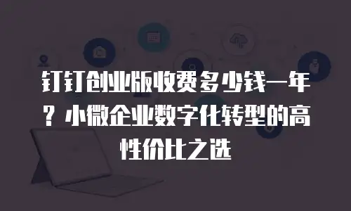 钉钉创业版收费多少钱一年？小微企业数字化转型的高性价比之选