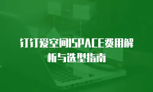 钉钉爱空间ISPACE费用解析与选型指南