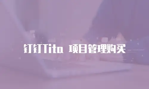 钉钉Tita 项目管理购买
