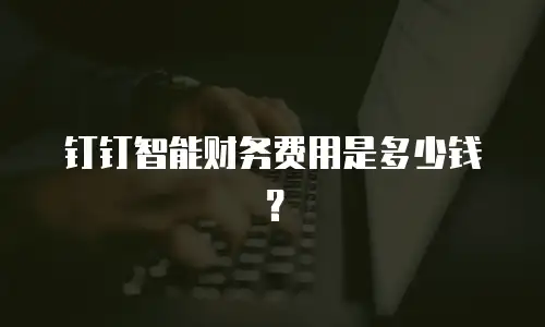 钉钉智能财务费用是多少钱？