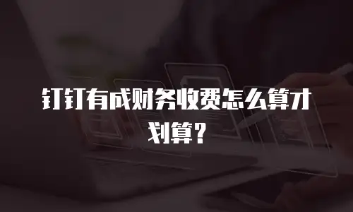 钉钉有成财务收费怎么算才划算？