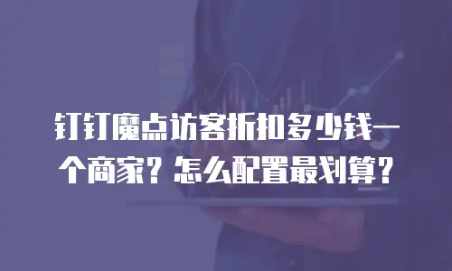 钉钉魔点访客折扣多少钱一个商家？怎么配置最划算？