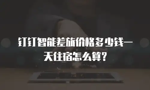 钉钉智能差旅价格多少钱一天住宿怎么算？