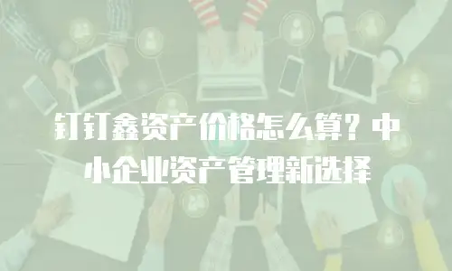 钉钉鑫资产价格怎么算？中小企业资产管理新选择