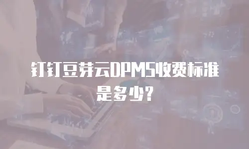 钉钉豆芽云DPMS收费标准是多少？