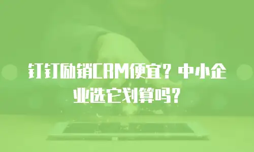 钉钉励销CRM便宜？中小企业选它划算吗？