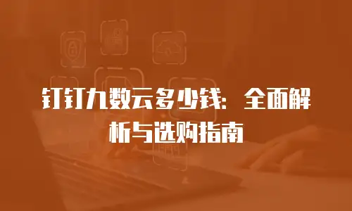 钉钉九数云多少钱：全面解析与选购指南