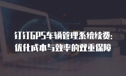 钉钉GPS车辆管理系统续费：优化成本与效率的双重保障