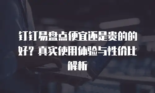 钉钉易盘点便宜还是贵的的好？真实使用体验与性价比解析