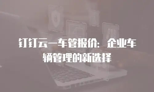 钉钉云一车管报价：企业车辆管理的新选择