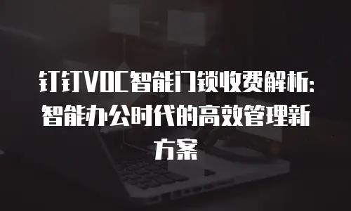 钉钉VOC智能门锁收费解析：智能办公时代的高效管理新方案