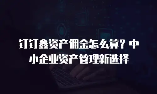 钉钉鑫资产佣金怎么算？中小企业资产管理新选择