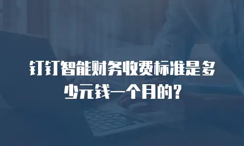 钉钉智能财务收费标准是多少元钱一个月的？