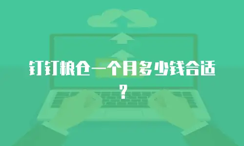 钉钉粮仓一个月多少钱合适？