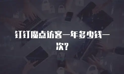 钉钉魔点访客一年多少钱一次？
