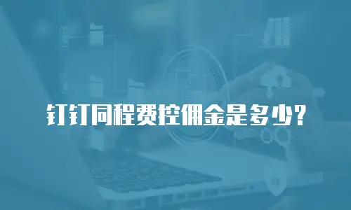 钉钉同程费控佣金是多少？