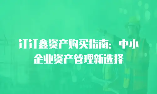 钉钉鑫资产购买指南：中小企业资产管理新选择