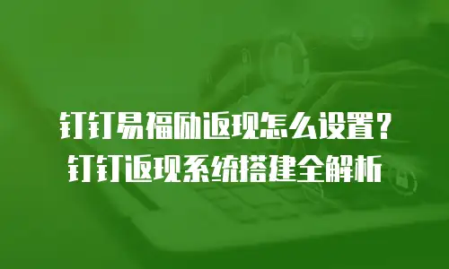 钉钉易福励返现怎么设置？钉钉返现系统搭建全解析