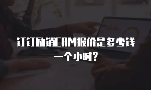钉钉励销CRM报价是多少钱一个小时？