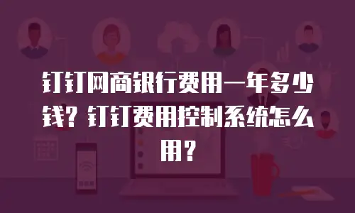 钉钉网商银行费用一年多少钱？钉钉费用控制系统怎么用？