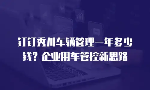 钉钉秀川车辆管理一年多少钱？企业用车管控新思路