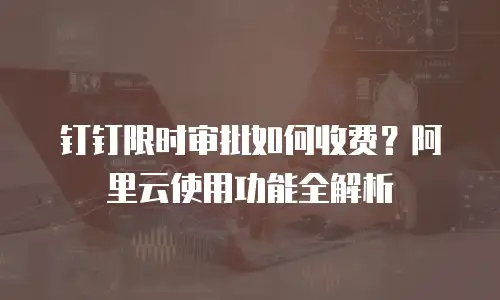 钉钉限时审批如何收费？阿里云使用功能全解析