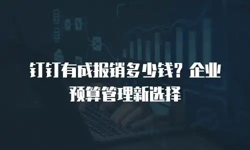 钉钉有成报销多少钱？企业预算管理新选择