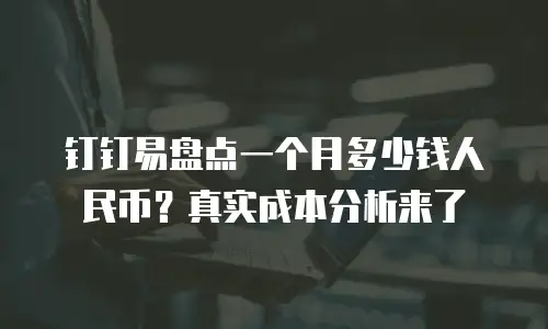 钉钉易盘点一个月多少钱人民币？真实成本分析来了