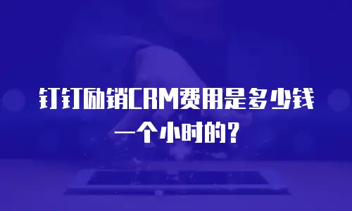 钉钉励销CRM费用是多少钱一个小时的？