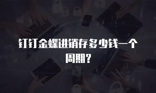 钉钉金蝶进销存多少钱一个周期？